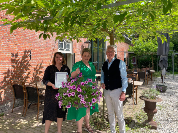 Landgoed Rijckholt - ambassadeur Kwaliteit@ - gefeliciteerd!