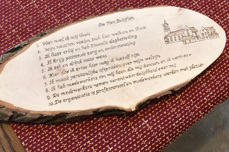 10 Klantbeloften in hout